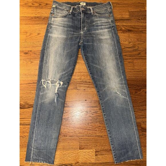 Citizens Of Humanity Jeans Womens 29 Blue Rocket High Rise Skinny Vintage - Picture 2 of 16